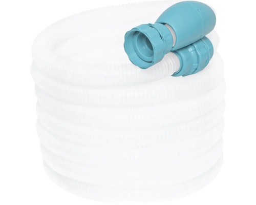 Tuyau de piscine blanc avec manchon de raccordement