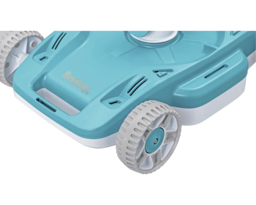 Logo Bestway sur un robot de nettoyage de piscine