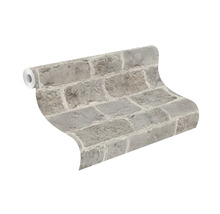 Papier peint intissé 865714 Symphony pierres gris