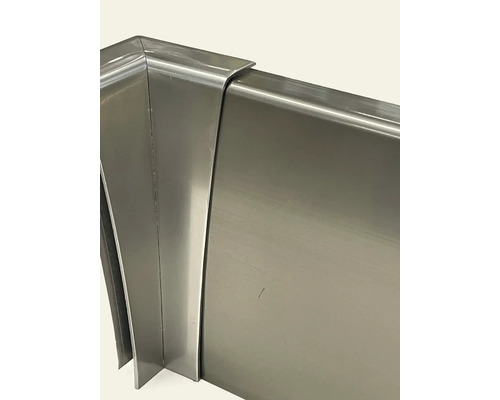 Vue détaillée d''un profilé métallique