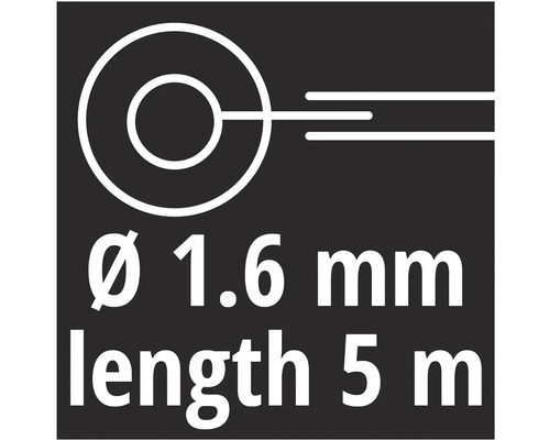 Symbole pour fil de 1.6 mm de diamètre et 5 m de longueur