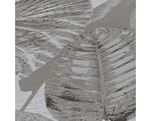 Nahaufnahme einer strukturierten Tapete mit Blättermuster