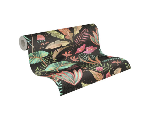 Tapetenrolle mit floralem Muster