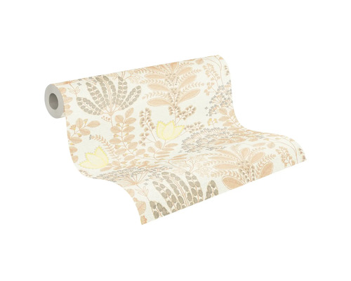 Tapetenrolle mit floralem Muster