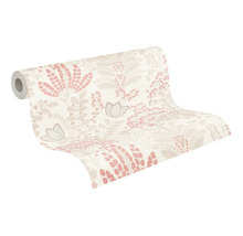 Tapetenrolle mit floralem Muster