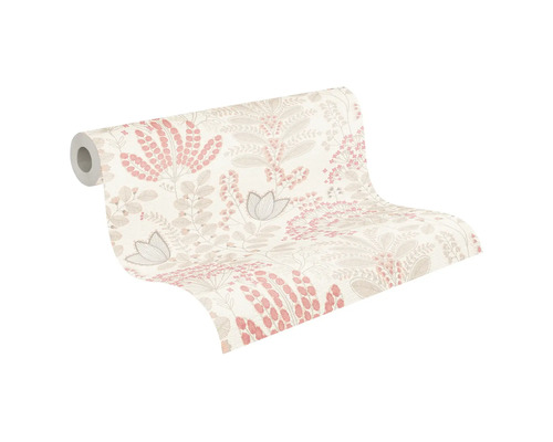 Tapetenrolle mit floralem Muster