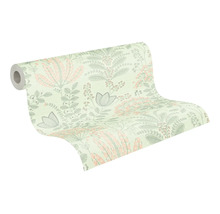 Tapetenrolle mit floralem Muster