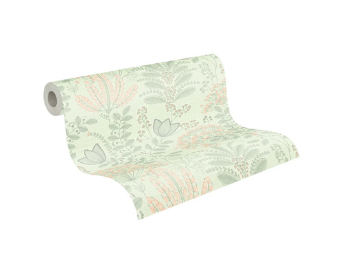 Tapetenrolle mit floralem Muster