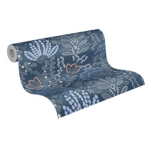 Tapetenrolle mit Blumenmuster