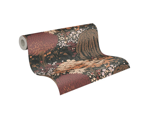 Tapetenrolle mit Waldmotiv