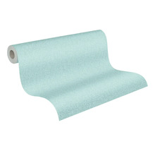 Papier peint intissé 39353-5 Famous Garden structure uni bleu