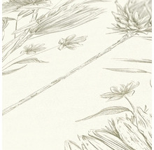 Nahaufnahme einer Tapete mit Blumenmuster