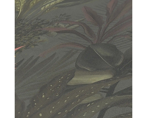 Papier peint avec motif de plantes de la jungle