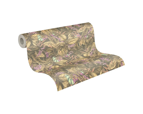 Tapetenrolle mit floralem Muster