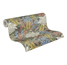 Tapetenrolle mit floralem Muster