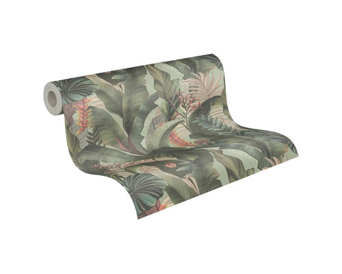 Tapetenrolle mit Blattmuster