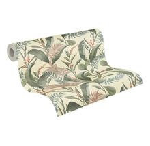 Tapetenrolle mit floralem Muster