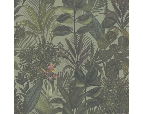 Papier peint à motif de plantes