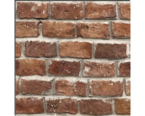 Nahaufnahme einer Wand mit Ziegelmuster