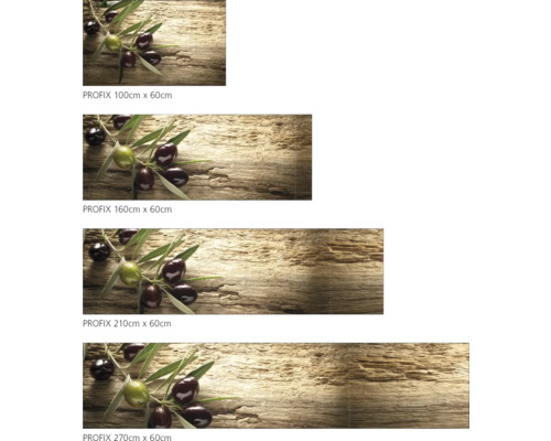 Dekorplatte mit Olivenmotiv in verschiedenen Größen