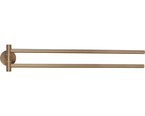 Barre porte-serviettes Tesa MOON pivotante bronze mat 40602-00000-00