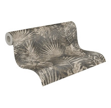 Vliestapete 38638-3 Natural Living Dschungelblätter braun