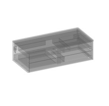 Boîte de rangement transparente pour stocker des objets