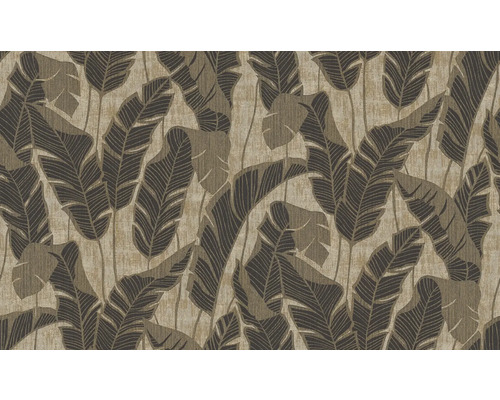 Papier peint à motif de feuilles