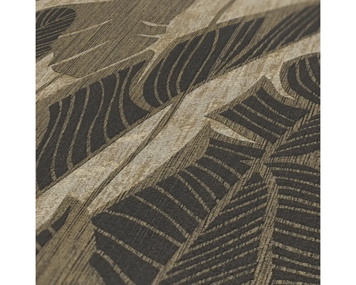 Papier peint avec motif de feuilles