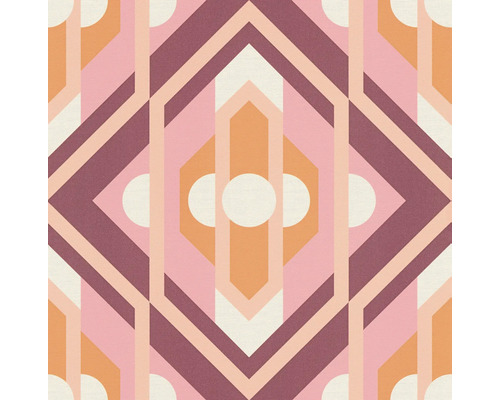 Geometrisches Tapetenmuster mit Linien und Kreisen