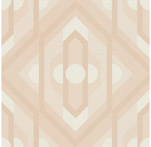 Tapete mit geometrischem Muster aus Linien und Kreisen
