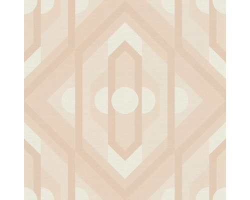 Papier peint avec motif géométrique de lignes et de cercles