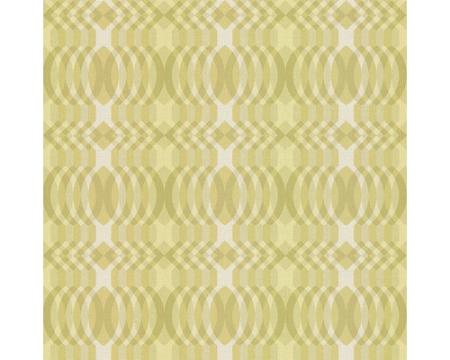 Gelbe Tapete mit geometrischem Muster