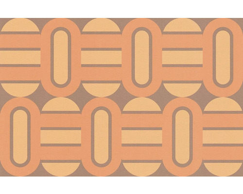 Tapete mit geometrischem Muster aus Kreisen und Rechtecken