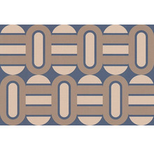 Grafisches Tapetenmuster mit Kreisen und Linien
