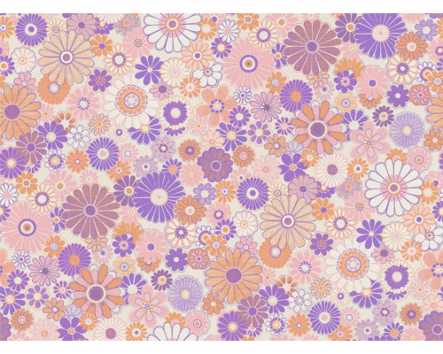 Blumentapete mit Blütenmuster