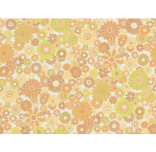 Vliestapete 39535-5 Retro Chic Blüten gelb