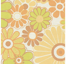 Vliestapete 39535-5 Retro Chic Blüten gelb