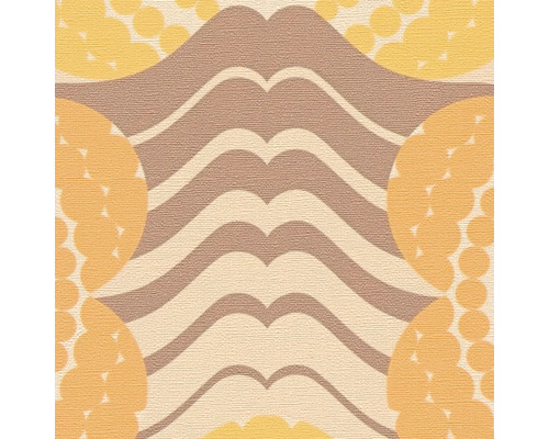 Tapete mit Kreis- und Wellenmuster