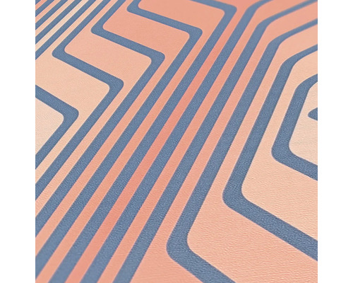 Papier peint avec motif géométrique rectiligne