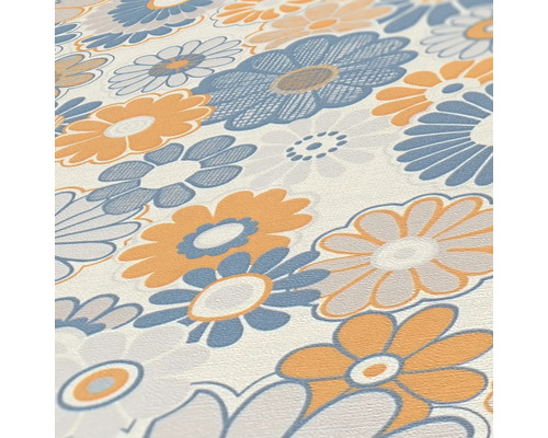 Papier peint à motifs floraux