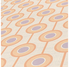 Tapete mit geometrischem Muster aus Kreisen und Linien