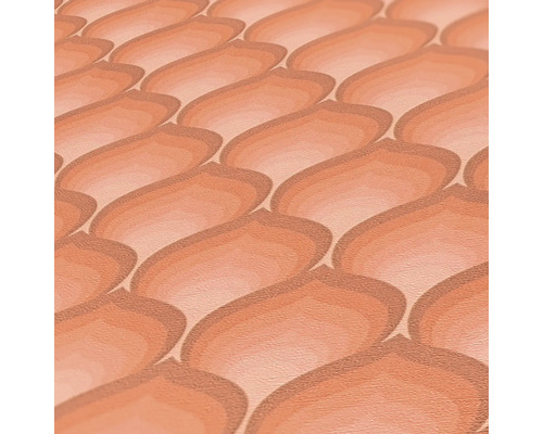 Nahaufnahme einer strukturierten Tapete mit reliefartigem Muster