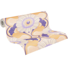Tapetenrolle mit Blumenmuster