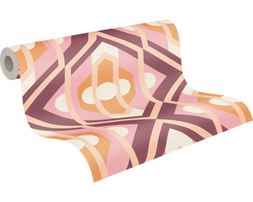 Tapetenrolle mit geometrischem Muster