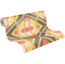Tapetenrolle mit geometrischem Muster