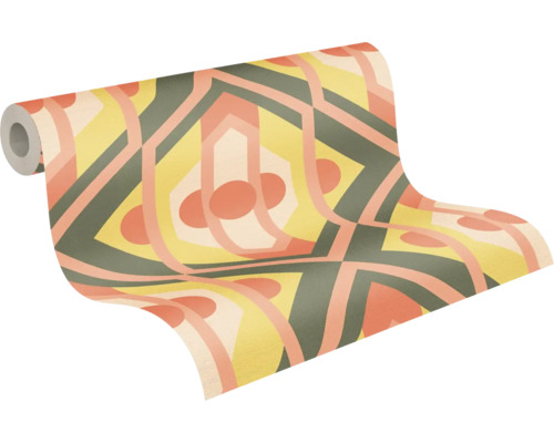 Tapetenrolle mit geometrischem Muster