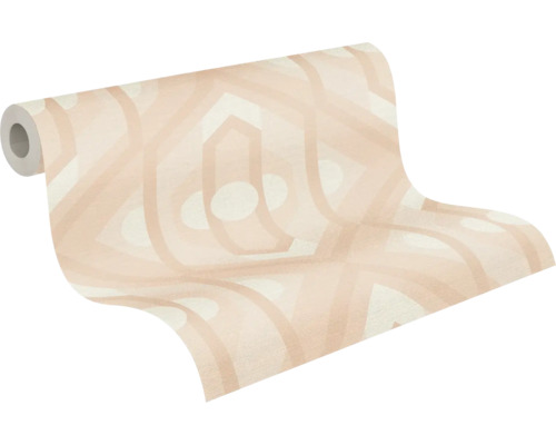 Rouleau de papier peint à motif géométrique