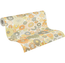 Tapetenrolle mit Blumenmuster