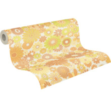 Vliestapete 39535-5 Retro Chic Blüten gelb